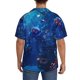 thumbnail image 3 of Fotbe Deep Sea Glowing Fishes Camisa Estampada de Manga Corta para Hombre, Casual de Verano, Estilo Playero, Sin Arrugas-3X-Large, 3 of 5