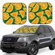 thumbnail image 1 of Balery Orange Parasol para parabrisas de coche de 2 piezas | Parasol plegable para parabrisas delantero de coche para la mayoría de sedanes-Medium, 1 of 6