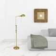 thumbnail image 5 of 58" Brass Adjustable Traditional Shaped Floor Lamp With Bronze Dome Shade, 5 of 7