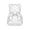 #8:12x Gummy Bear Container, variant on JASKFLY 1Pcs White Gummy Bear Container 20x32cm Bear-Shaped Storage Container Reusable Plastic Candy Holder Jar for Home & Gift Use Snack Organizer
