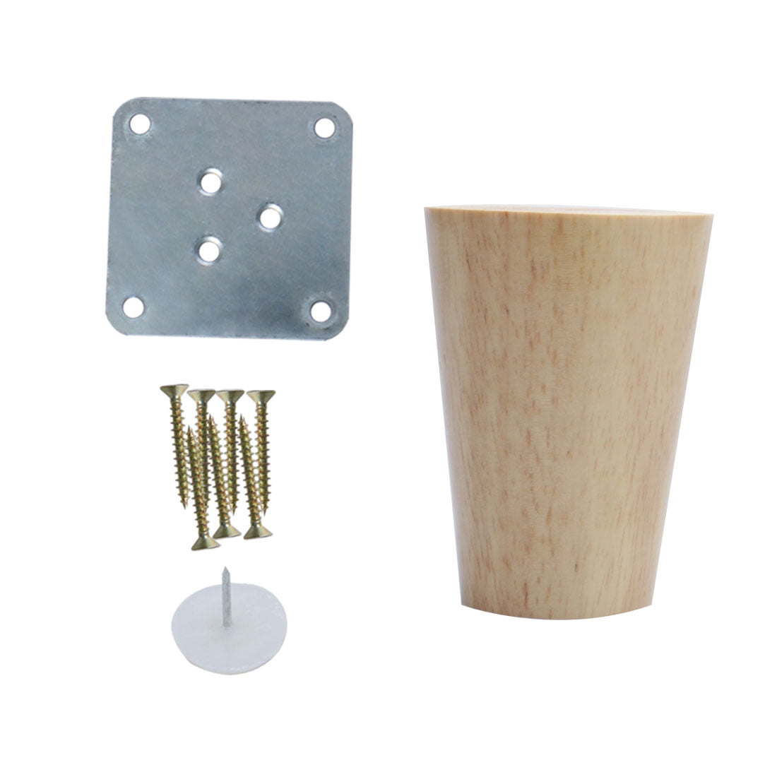 Uxcell 3'' Furniture Leg Couch Table Closet Feet Replacement Height