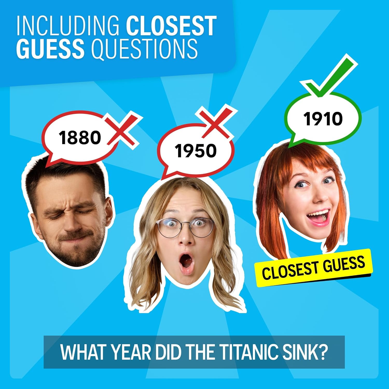 Super Trivia Games for Adults with 1200 Questions - Things You Should Have Known - Fun Board Game with Trivia Cards