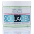thumbnail image 3 of Advanced Clinicals Collagen Hair Mask for Hydrating Damaged Skin with Coconut Oil. 12 fl oz, 3 of 7