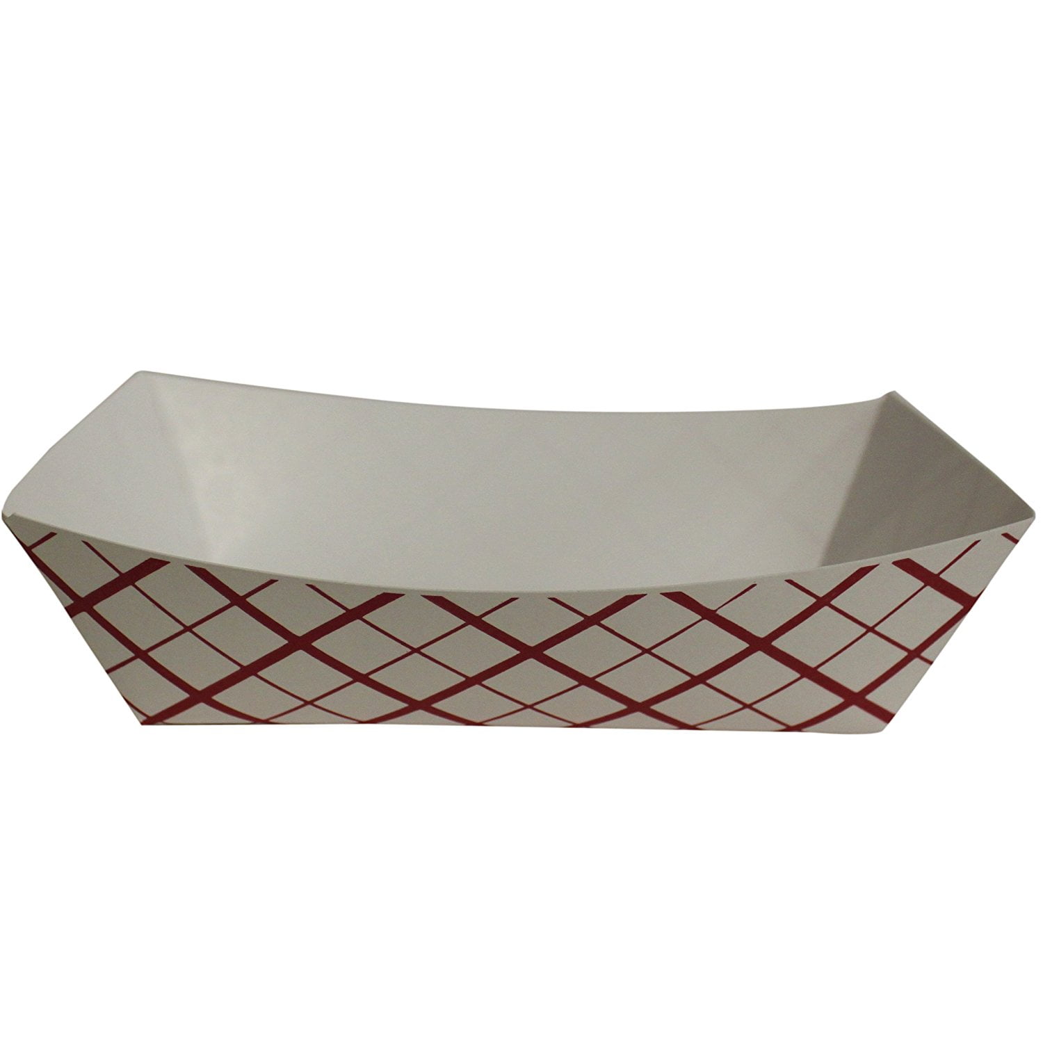Paper Food Tray, 2.5-Pound, 50-Pack, White paper trays are perfect for serving nachos, burgers ...