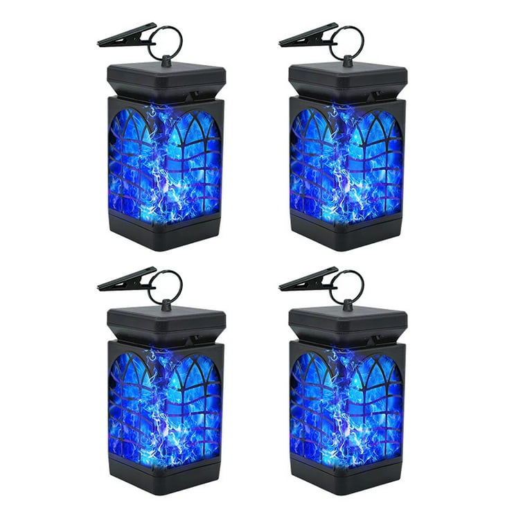 Solar Outdoor Lights Waterproof Solar Lantern with Flickering