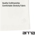 thumbnail image 5 of Arria Sleek Cami Tank Top Slim Fit Nylon Scoop Neck Basic Camisole (White, S), 5 of 7