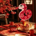 thumbnail image 5 of Year of the Snake 2025 Hanging Decoration Snake Plush Ornaments Zodiac Mascot for Chinese New Year Blessing Souvenir Home Car Window Hanging Pendant Decors, 5 of 5