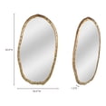 thumbnail image 3 of HomeStock Rustic Romance Mirror Oval Gold , Modern Mirror, Wall Mirror, Decorative Mirror, Full-Length Mirror, Frameless Mirror, Vintage Mirror, Round Mirror, Rectangular Mirror, Gold Mirror, 3 of 5