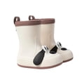 thumbnail image 4 of O-049 White Ladies White Mid Calf Rain Boots Waterproof Non Slip Pull On Outdoor Garden Work Shoes For Women, 4 of 6
