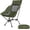 Green-high Back, variant on High Back Folding Camping Chair, 330lbs Portable Compact Chair with Wide Seat & Ergonomic Back Support (Green)