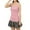 Pink, variant on Women’s Sleeveless Tank Top - Seamless Ribbed Racerback Workout Yoga Tops
