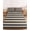Blue, variant on Cal.King Size Fitted Sheet Set - Terracotta Orange Stripes 3 Piece Bedding Sets 16" Deep Pocket Fitted Sheet with 2 Pillowcases, Modern Striped Cream Brushed Microfiber Hotel Luxury Bed Sheets