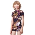 thumbnail image 2 of Yu-Gi-Oh Boys 2-Piece Swimsuit Set, Short Sleeve Rash Guard & Swim Trunks, 2 of 7