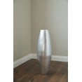 thumbnail image 6 of Green Floral Crafts 27-inch Natural Bamboo Cylinder Floor Vase Wooden for Dried Flowers Branches Perfect Spa Office Dining Living Room Entry Way Home Decoration, Lacquer Silver Tone, 6 of 7