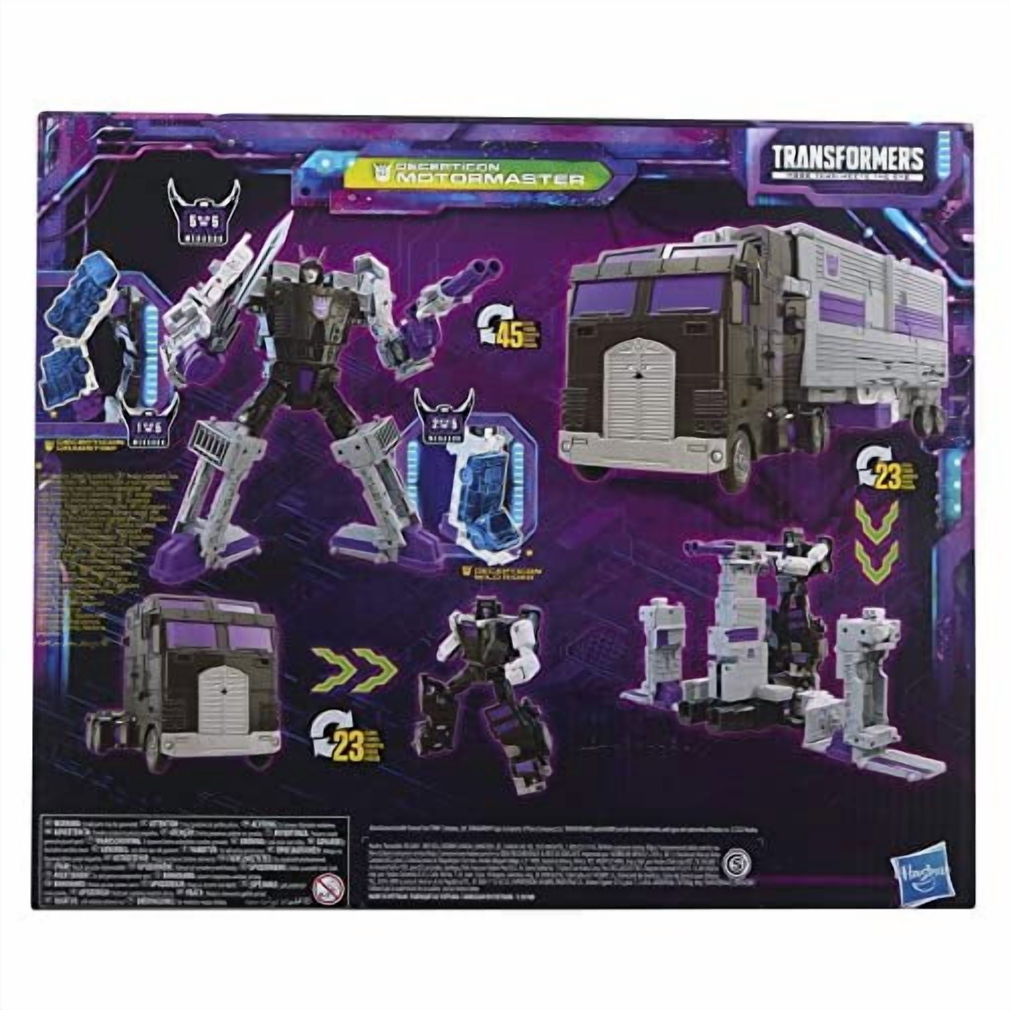 Transformers Toys Generations Legacy Series Commander Decepticon Motormaster Combiner Action Figure - 8 and Up, 13-inch