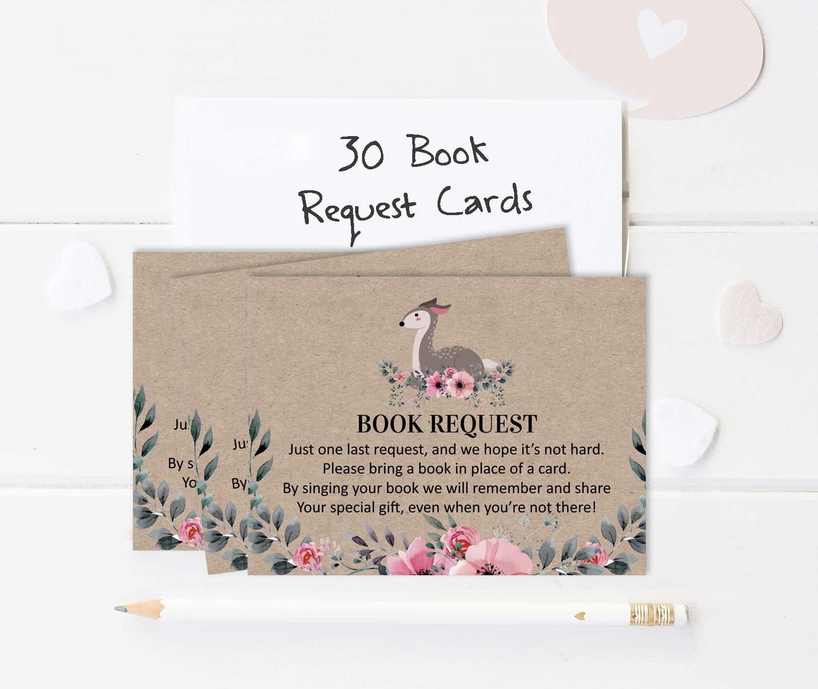 Inkdotpot 30Jungle Animals Its a Boy Its a Girl Baby Shower Rustic Book Request Cards Bring A Book Instead Of A Card Baby Shower Invitations Inserts Games