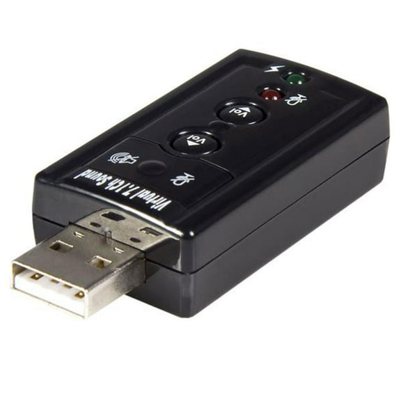 StarTech Virtual 7.1 USB Stereo Audio Adapter External Sound Card, ICUSBAUDIO7
