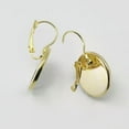 thumbnail image 3 of U8MO 8mm~25mm 10pcs French Ear Back Hook Clasp Cup Earring Post Jewelry Findings DIY-Dark Silver-25mm, 3 of 4