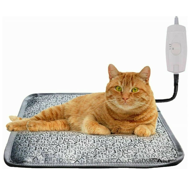 Waterproof Electric Heated Pad for Pet, 17"x17" Warming Heating Blanket
