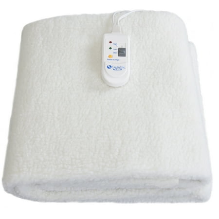 EARTHLITE Fleece Massage Table Warmer - Fleece Pad, Dual Heat Settings, Elastic Corner Straps, 13ft Power Cord