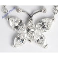 thumbnail image 2 of 18k White Gold Invisible Setting Marquise Cut Diamond Butterfly Pendant (1.17 Ct, G Color, SI Clarity), 2 of 2