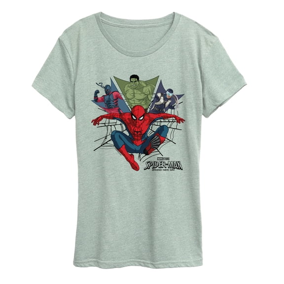 Spider-Man - Crew Collage Women's Short Sleeve Graphic T-Shirt