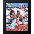 thumbnail image 2 of Mollica, Patti 12x14 Black Modern Framed Museum Art Print Titled - Beach Gossip, 2 of 5