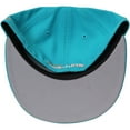 thumbnail image 4 of Men's New Era Aqua Miami Dolphins Omaha 59FIFTY Fitted Hat, 4 of 4