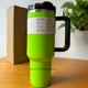 thumbnail image 4 of Lidar com tampa de palha de aço inoxidável 30oz/40oz caneca de carro isolada a vácuo copo viagem gelado térmico de parede dupla, 4 of 6