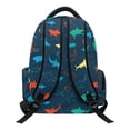 thumbnail image 2 of Kuiaobaty Shark Print Kids Backpack for Boys Large Capacity Bookbag with Bottle Holder Lightweight School Backpack for School, Blue, 2 of 7