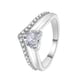 thumbnail image 2 of Anillo de compromiso de compromiso con diamantes y circón en forma de corazón Wmkox8yii fajkfhkj2176, 2 of 4