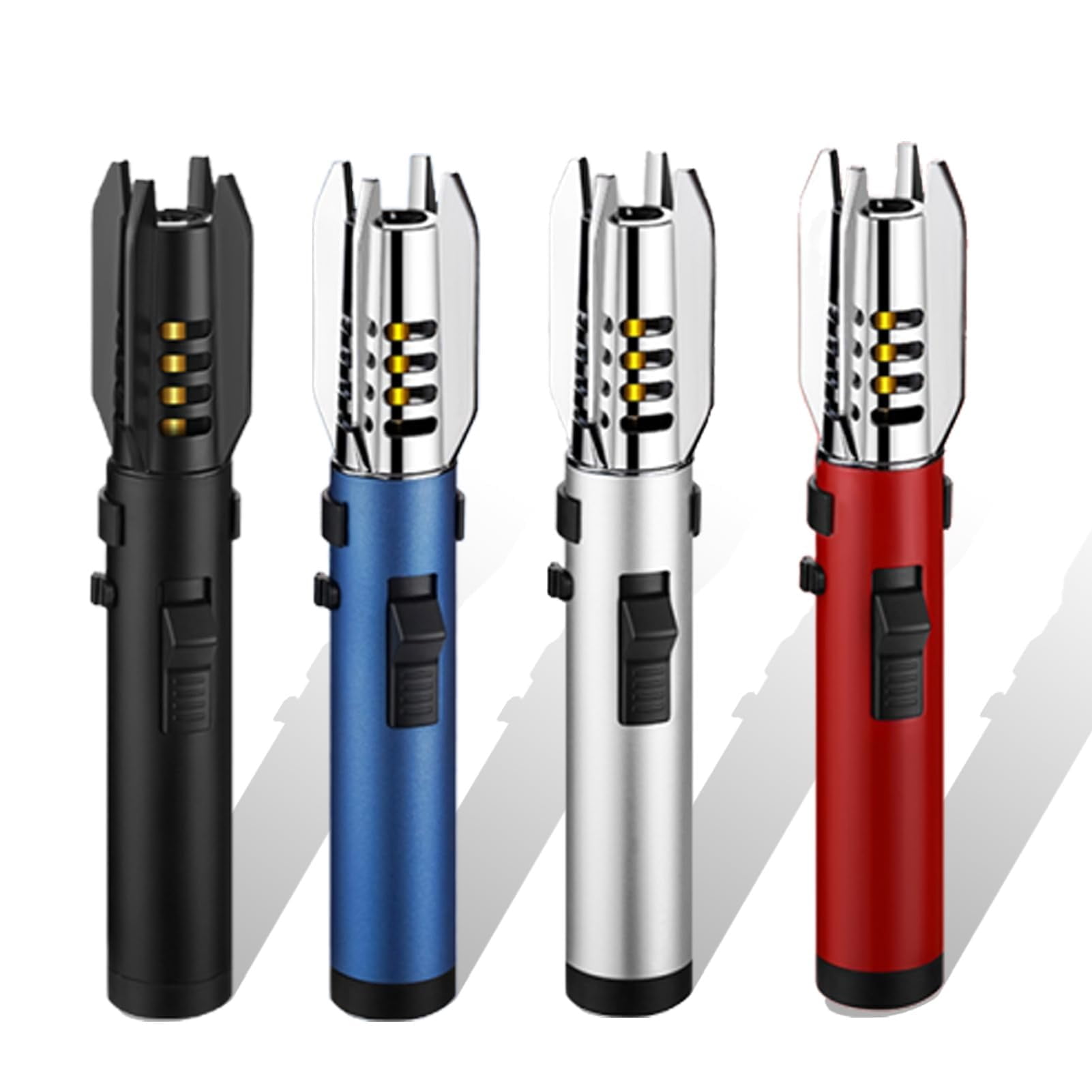 Luxblaze Plasma Lighter Rechargeable, Lux Blaze Plasma Lighter, Luxblaze Ion Lighters, Adjustable Windproof Arc Lighters with Safety Lock & 360° Ignition, for Candles, Camping, BBQ, Kitchen, Outdoor