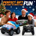 thumbnail image 4 of PayUSD Remote Control Car, RC Cars Toys for Kids Lighted Monster Truck Dinosaur Toy RC Cars 4-12 Year Old Boys Birthday Gift for Christmas Shark 8km/h 27Mhz 1:20 Blue, 4 of 8