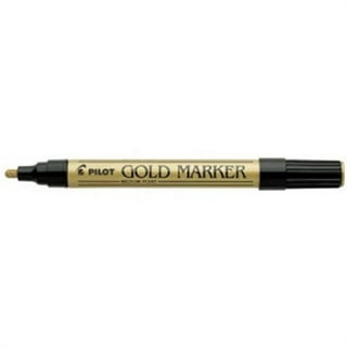 Pilot Gold Metallic Permanent Paint Markers, Medium Point, 4-PACK(41700)