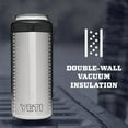 thumbnail image 7 of Yeti Rambler Colster Slim 12 Oz. White Stainless Steel Insulated Drink Holder with Load-And-Lock Gasket, 7 of 7