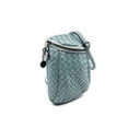 thumbnail image 5 of Women’s Vegan Leather Woven Double Zip Compartments Mini Crossbody Bag, 5 of 7