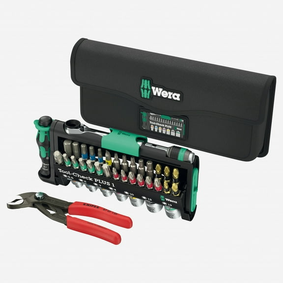 Wera Tools Tool-Check Combi 1 Set, 40 Pieces