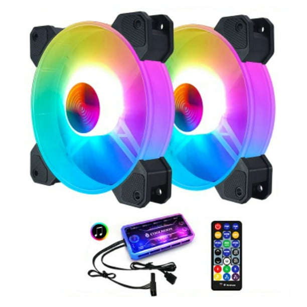 Viugreum PC Fans 6 Pin 120mm Computer Case Fans, Internal Fans & Cooling Components Mini