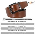 thumbnail image 7 of SUOSDEY Men's Belt, Reversible Leather Belts for Men Dress Belts,One Reverse For 2 Sides Casual Belt, 7 of 7