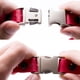thumbnail image 4 of Collar para perros Educator Quick Snap Bungee Biothane impermeable rojo, 4 of 6