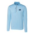 thumbnail image 2 of Men's Cutter & Buck Light Blue Old Dominion Monarchs Heathered Vault Stealth Quarter-Zip Pullover Top, 2 of 3
