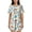 Summer Stamp, variant on Naloa Summer Flamingo Women's Short-Sleeved Pajama Set, Loungewear, Summer pajamas, Breathable Cozy - 4X-Large