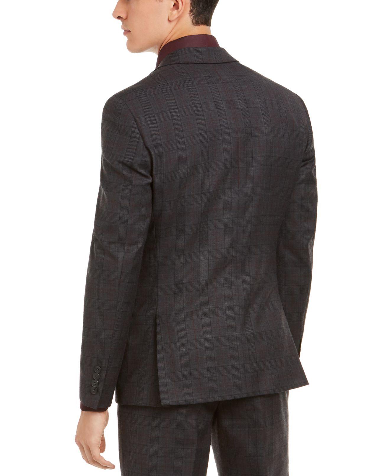 Bar III Mens Suit Jacket Red Short Slim Fit Plaid Blazer Gray 42 - Walmart.com Bar III Mens Suit Jacket Red Short Slim Fit Plaid Blazer Gray 42 - Walmart.com