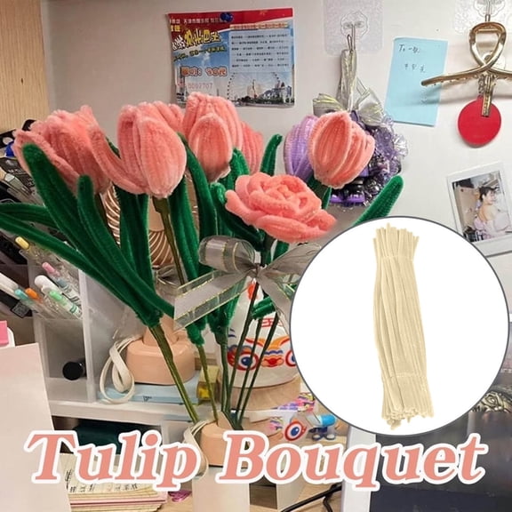 100 Pieces Pipe Cleaners for DIY Crafts, 12 Inch Fuzzy Stems, Bendable Art Supplies for Klds, Teachers, Hobbyists, Creative Gift, STEM Education, Classroom Activities, Animal Shapes, Decorations