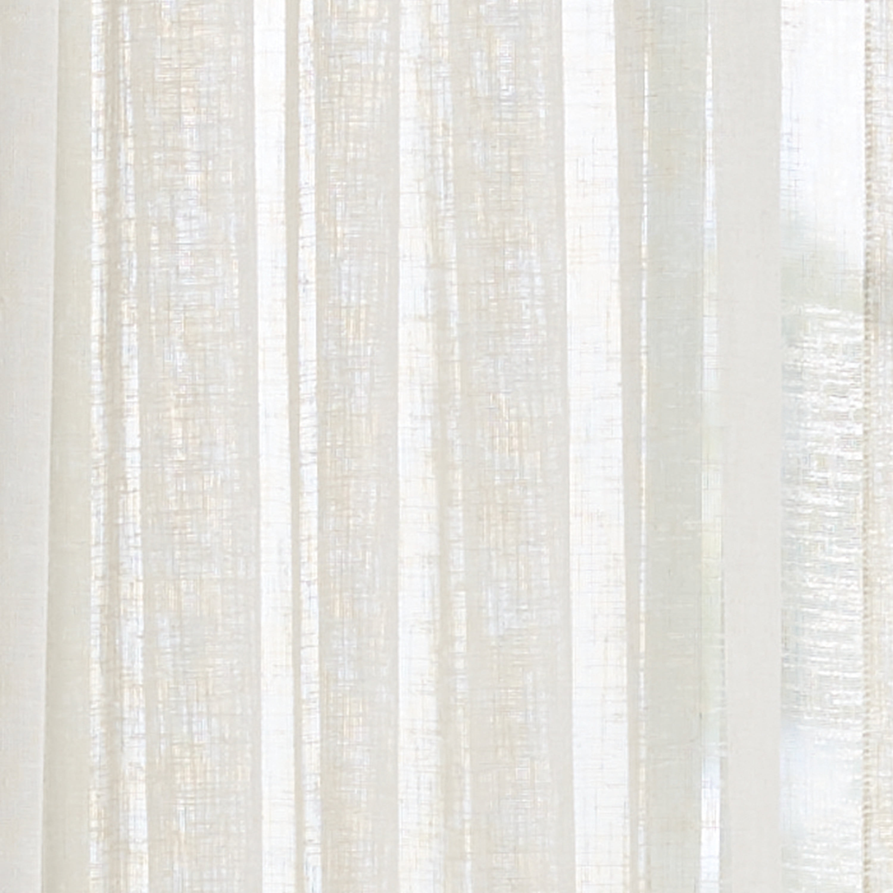 Mainstays Bel Air Sheer Wide Single Curtain Panel, Beige, 50" W x 84" L