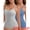 1 Blue 1 Grey, variant on DARING DIVA Women's Padded Tank Top Round Neck Casual Camisole 3XL 1 Black 1 Apricot 1 Pink
