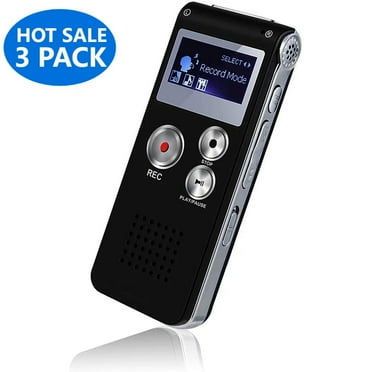 Bswalf Digital Voice Recorder Voice Activated 2000 Tracks 8GB Voice Recorders