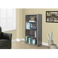 thumbnail image 2 of Monarch Specialties Bookshelf, Bookcase, Etagere, 5 Tier, 48"h, Office, Bedroom, Laminate, Brown, Contemporary, Modern, 2 of 2