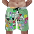 thumbnail image 5 of Battle for Dream Island BFDI Mens Board Shorts Quick Dry Swim Trunk Lightweight Soft Swimsuit Bathing Suit for Boys XL, 5 of 8