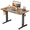 Rust, variant on CONCETTA Electric Height Adjustable Desk, 55"x24" Ergonomic Sit Stand Workstation, One-Touch Lift Home Office Desk, Oak